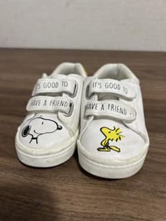 SNOOPY キッズスニーカー ホワイトのサムネイル