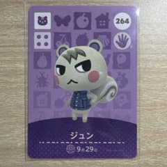 amiibo どうぶつの森　ジュン カード 264 2枚セット あつ森 amiiboカード ジュン 264 - メルカリ