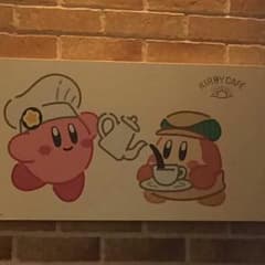 ひーこ様専用お取り置き非売品おまけつきカービィカフェ限定バッチランチョンマットのサムネイル