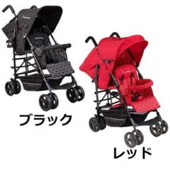 2人乗りベビーカーのサムネイル