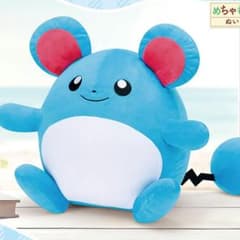 【値下げしました！】大量発生！マリル　ぬいぐるみ 期間限定ver】ポケモン マリル ぬいぐるみ 特大 BIG※最終値下げ - メルカリ