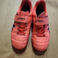 アシックス DSライト クラブJr 20.5cm オレンジ サッカー トレシュー