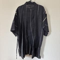 甚平　サイズＬ　ブラック系のサムネイル