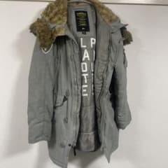 ALPHA INDUSTRIES ミリタリージャケット サイズSMALL グレーのサムネイル