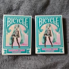初音ミク バイシクル BICYCLE トランプ 2個 - メルカリ