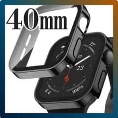 アップルウォッチカバー 40㎜　ブラック　G0003-B40