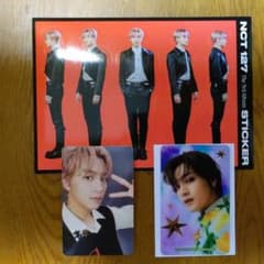 くろまめ様専用　nct　ヘチャン　favoriteトレカ　stickerシールのサムネイル