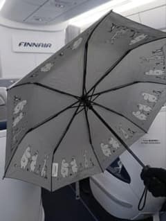 【フィンランド】Finland​ フィンエアー 機内販売ムーミン折り傘 (新品) フィンランド】Finland​ フィンエアー 機内販売ムーミン折り傘 (新品