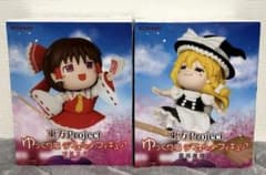 東方Project ゆっくり風デフォルメフィギュア 霧雨魔理沙 博麗霊夢 セットのサムネイル