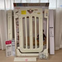 【美品】日本育児　スマートゲートⅡ ミルキー　手すりよけセットのサムネイル