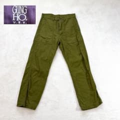 GUNG HO ベイカーパンツ カーキ M USA製