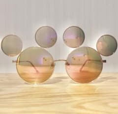 【美品】ディズニー 40周年 サングラス ピンクゴールドのサムネイル