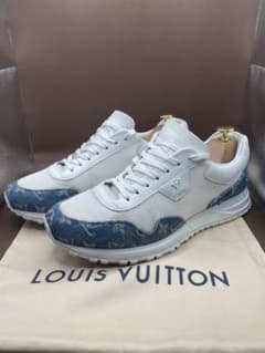 ルイヴィトン ランアウェライン モノグラムデニムスニーカー 25.5〜26