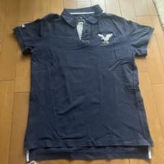 American Eagle Outfitters ポロシャツ ネイビー Sのサムネイル