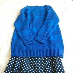 専用☆SHIPS☆ブルーのセーターのサムネイル