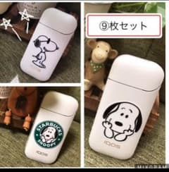 アイコスなどに◡̈⃝︎スヌーピーステッカー9枚セットのサムネイル