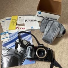 MINOLTA α-7700i 本体 カメラケース付き - メルカリ