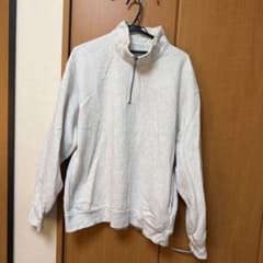 GU ハーフジップ スウェット グレー XLのサムネイル
