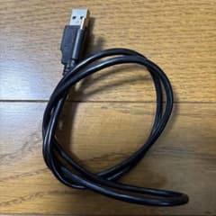 USB Type-A to Micro USB ケーブル ブラックのサムネイル
