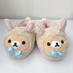 리락쿠마 이치 반 쿠지 슬리퍼 신발 꽃밭의 작은 아이 토끼