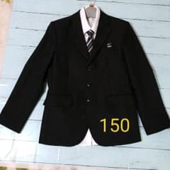 男の子 黒スーツ 150　5点セット　しまむらのサムネイル