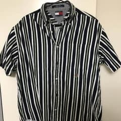 Tommy Hilfiger ストライプシャツ 古着のサムネイル