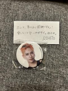 INI XQUARE カプセルトイ ミニ缶バッジ&落下物　池崎理人のサムネイル
