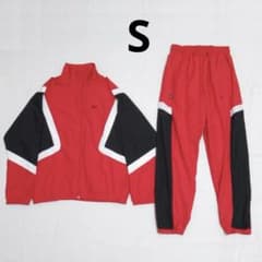 S 赤 黒 ナイキ ウィンドブレーカー 上下セット ウーブン バスケ S 赤 黒 ナイキ ウィンドブレーカー 上下セット ウーブン バスケ