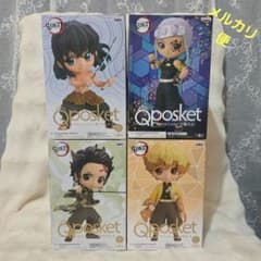 귀멸의 칼날 Qposket 피규어 4체 세트
