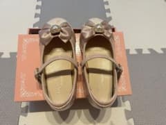 フォーマルシューズ ピンク リボン付きのサムネイル