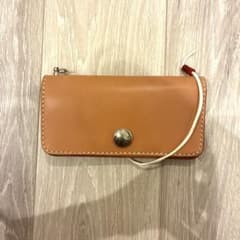 THE CRACKER（ザ クラッカー）　本革長財布　茶　超希少品　バッファロー THE CRACKER（ザ クラッカー） 本革長財布 茶 超希少品 バッファロー