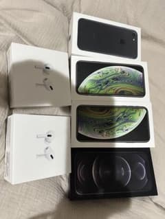 iPhone7，iPhoneXS.iPhone12 Pro，AirPodsProのサムネイル
