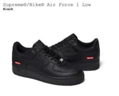 新品 supreme シュプリーム エアフォース1 Black 27.5のサムネイル