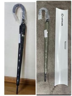 Lexus 長傘 黒 カーキ2本セット ケース付き - メルカリ