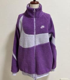 NIKE ナイキ　ボアジャケット　リバーシブル ナイロンビッグスウッシュ　M