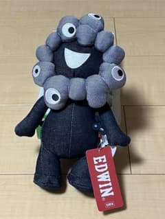 超レア‼️】黒ミャク× EDWINデニムぬいぐるみ・ミャクミャク大@大阪