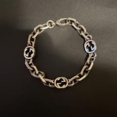 GUCCI グッチ インターロッキングG ブレスレット シルバー Ag925のサムネイル