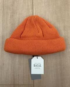 ニット帽 ビーニー　新品未使用　RACAL Roll knit cap ラカルのサムネイル