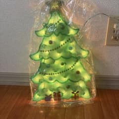 クリスマスツリー モチーフライト 壁掛け装飾