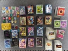ポケモンカード ポケカ デッキ複数 大量まとめ売り スリーブ コイン 引退品のサムネイル
