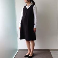 ここたん様専用　マタニティー　事務服ワンピース　13号のサムネイル