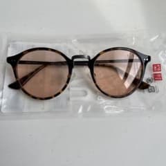 【美品】ユニクロ　サングラス　ボストンコンビ 35 BROWNのサムネイル