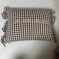 Afternoon tea リビング チェック刺繍ミニ クッションのサムネイル