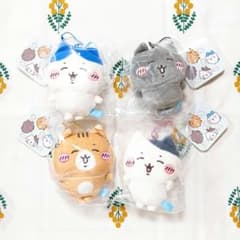 치이카와 벌레와 기분 좋은 나카마 마스코트 4개 세트 봉제인형