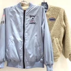 ☆のりちゃん様専用　タフタ×ボアリバーシブルブルゾン　JENNI loveのサムネイル
