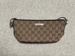 GUCCI グッチ アクセサリーポーチ ハンドバッグ GGキャンバス GG柄