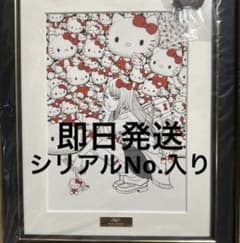 伊藤潤二×サンリオキャラクターズ 複製原画 ギャル富江×ハローキティ