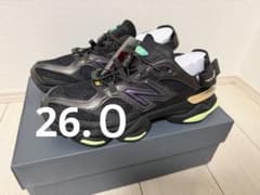 26.0】ニューバランス U9060915サンダル スニーカー ブラック - メルカリ