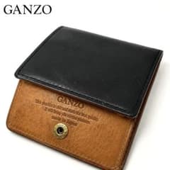 GANZO ガンゾ THIN BRIDLE BOX小銭入れ コードバン ブラック - メルカリ