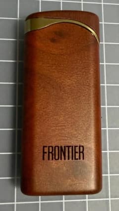 FRONTIER ターボ式ガスライター 本体（合皮張り）フロンティアのサムネイル